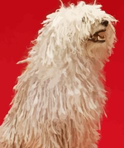 Komondor Dog Diamond Painting