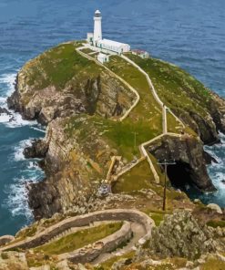 Lighthouse Of South Stack Diamond Painting