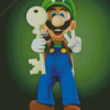 Luigis Mansion Diamond Painting