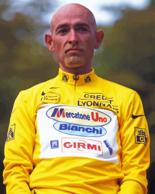 Marco Pantani Cyclist Diamond Painting