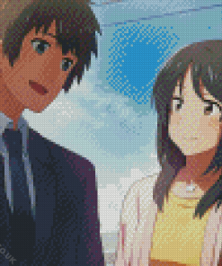 Mitsuha And Taki Diamond Painting