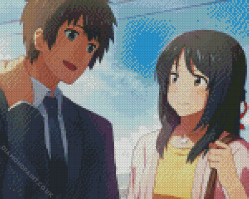 Mitsuha And Taki Diamond Painting