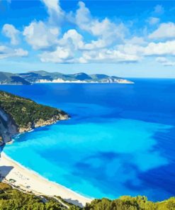 Myrtos Beach Kefalonia Diamond Painting