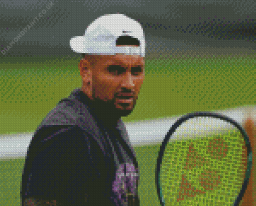 Nick Kyrgios Diamond Painting