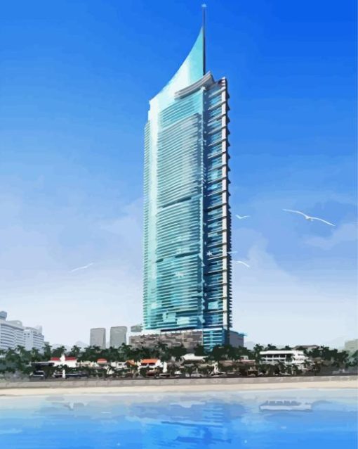 Ocean 1 Tower Diamond Painting