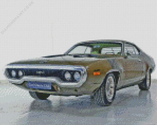 Plymouth Gtx Diamond Painting