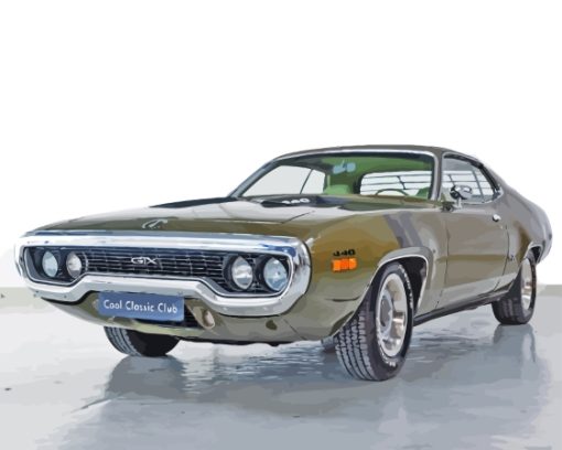 Plymouth Gtx Diamond Painting