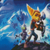 Ratchet And Clank Diamond Painting