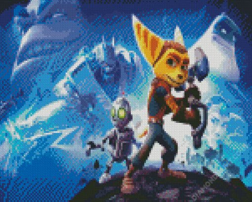 Ratchet And Clank Diamond Painting