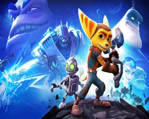 Ratchet And Clank Diamond Painting