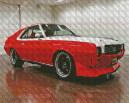 Red 1969 Amc Amx Diamond Painting