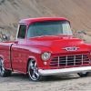 Red Classic Truck Diamond Painting