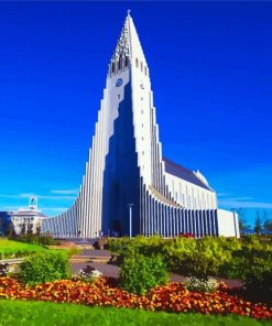 Reykjavik Hallgrimskirkja Diamond Painting