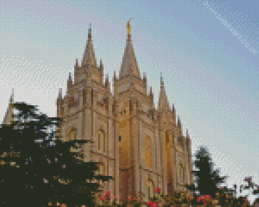 Salt Lake Temple Diamond Painting