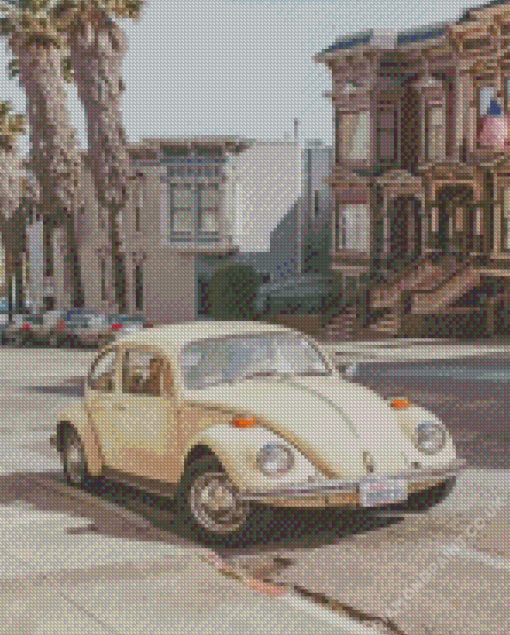 San Francisco Vw Bug Diamond Painting