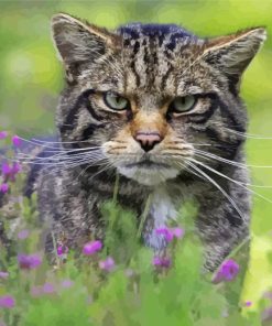 Scottish Wildcat Diamond Painting