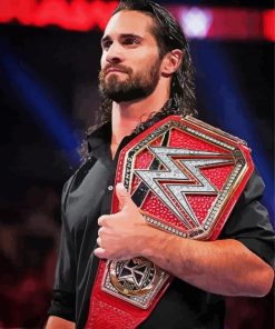 Seth Rollins Wrestler Diamond Painting