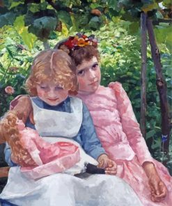 Sisters By Ivana Kobilca Diamond Painting