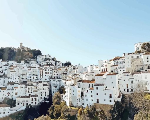 Spain Casares Village Diamond Painting