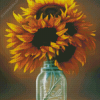 Sunflowers In Jar Diamond Painting