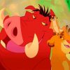 Timon And Pumbaa Diamond Painting