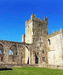 Tintern Abbey In Wales Diamond Painting