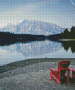 Two Jack Lake Diamond Painting