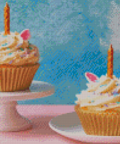 Unicorn Cupcake Diamond Painting