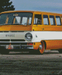 Vintage Dodge Van Diamond Painting