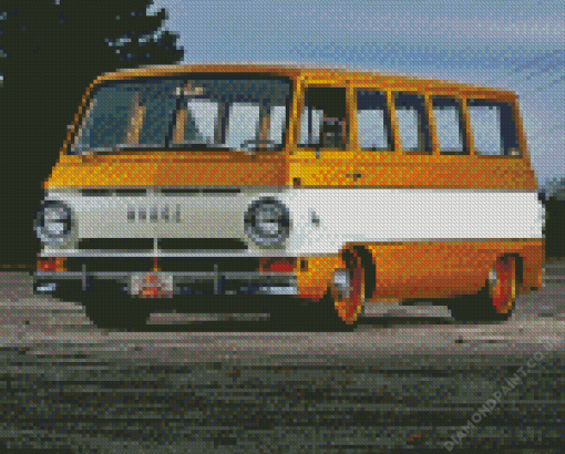 Vintage Dodge Van Diamond Painting