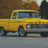 Vintage Yellow Truck Diamond Painting