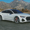 White Audi RS7 Diamond Painting