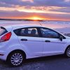 White Ford Fiesta Diamond Painting