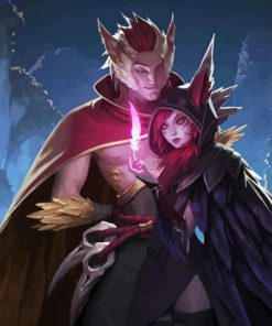 Xayah Rakan Diamond Painting