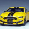 Yellow Mustang Diamond Painting