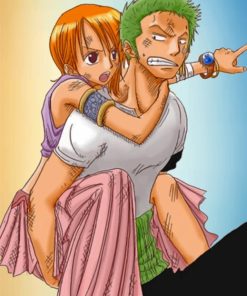 Zoro And Nami Diamond Painting