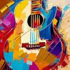 Abstract Guitar Diamond Painting