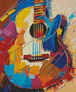 Abstract Guitar Diamond Painting