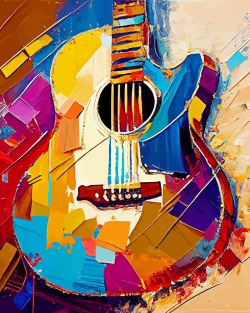 Abstract Guitar Diamond Painting