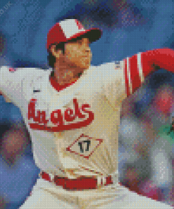 Angels Baseball Diamond Painting