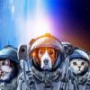 Astronaut Animals Diamond Painting