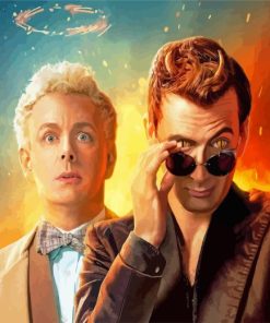 Aziraphale And Crowley Diamond Painting