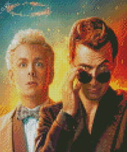 Aziraphale And Crowley Diamond Painting