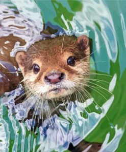 Baby Otter Diamond Painting