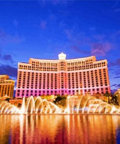 Bellagio Fountain Diamond Painting