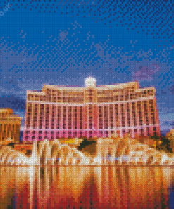 Bellagio Fountain Diamond Painting