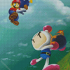 Bomberman And Super Mario Diamond Painting