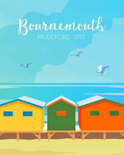 Bournemouth Poster Diamond Painting