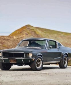 Bullitt Mustang Diamond Painting