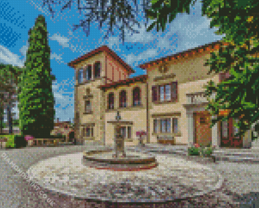 Castellina Landscape Diamond Painting